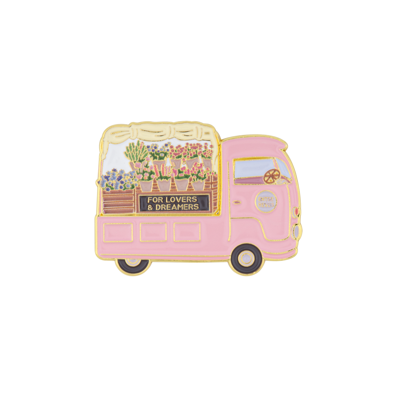 PINK TRUCK BADGE