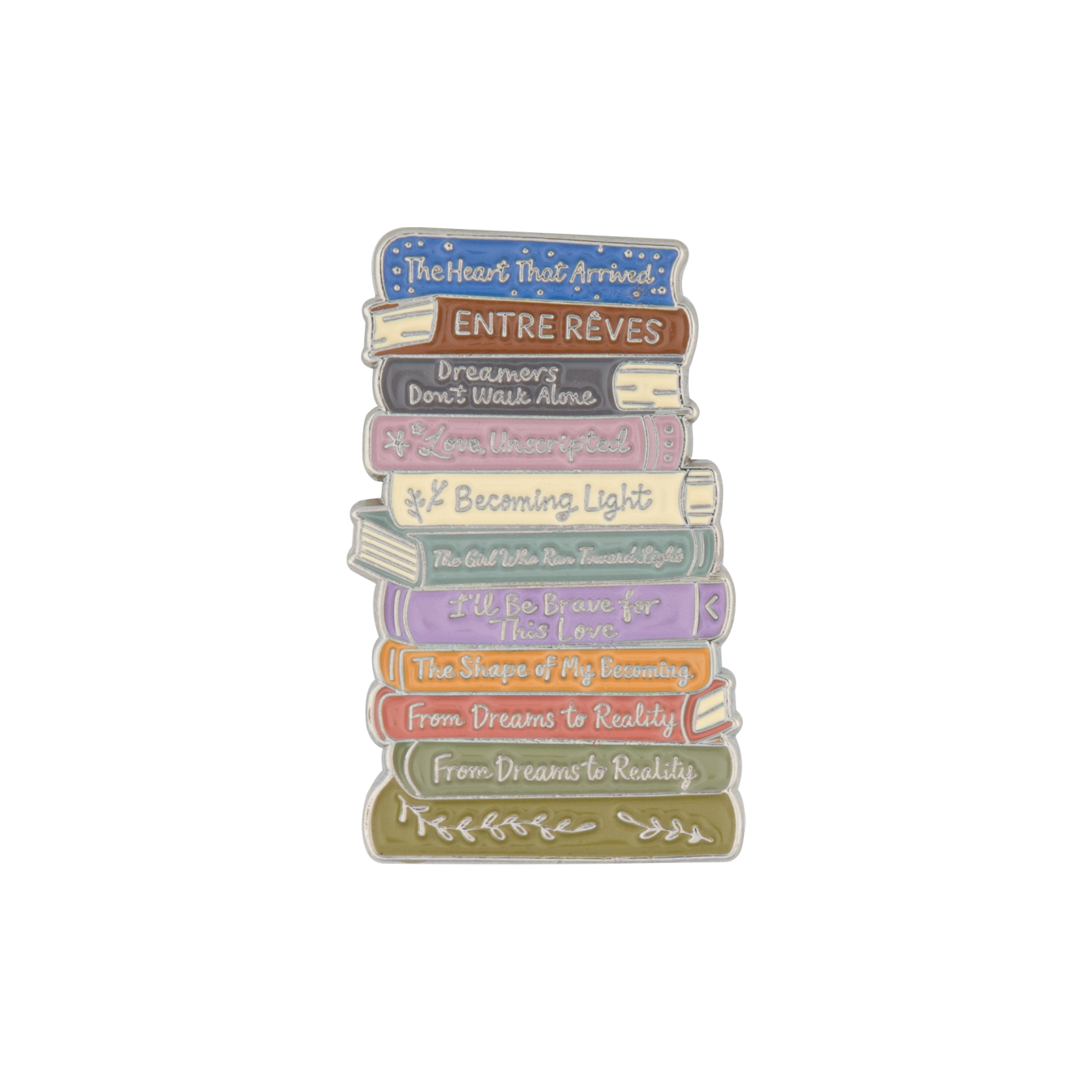 STACKED BOOKS BADGE