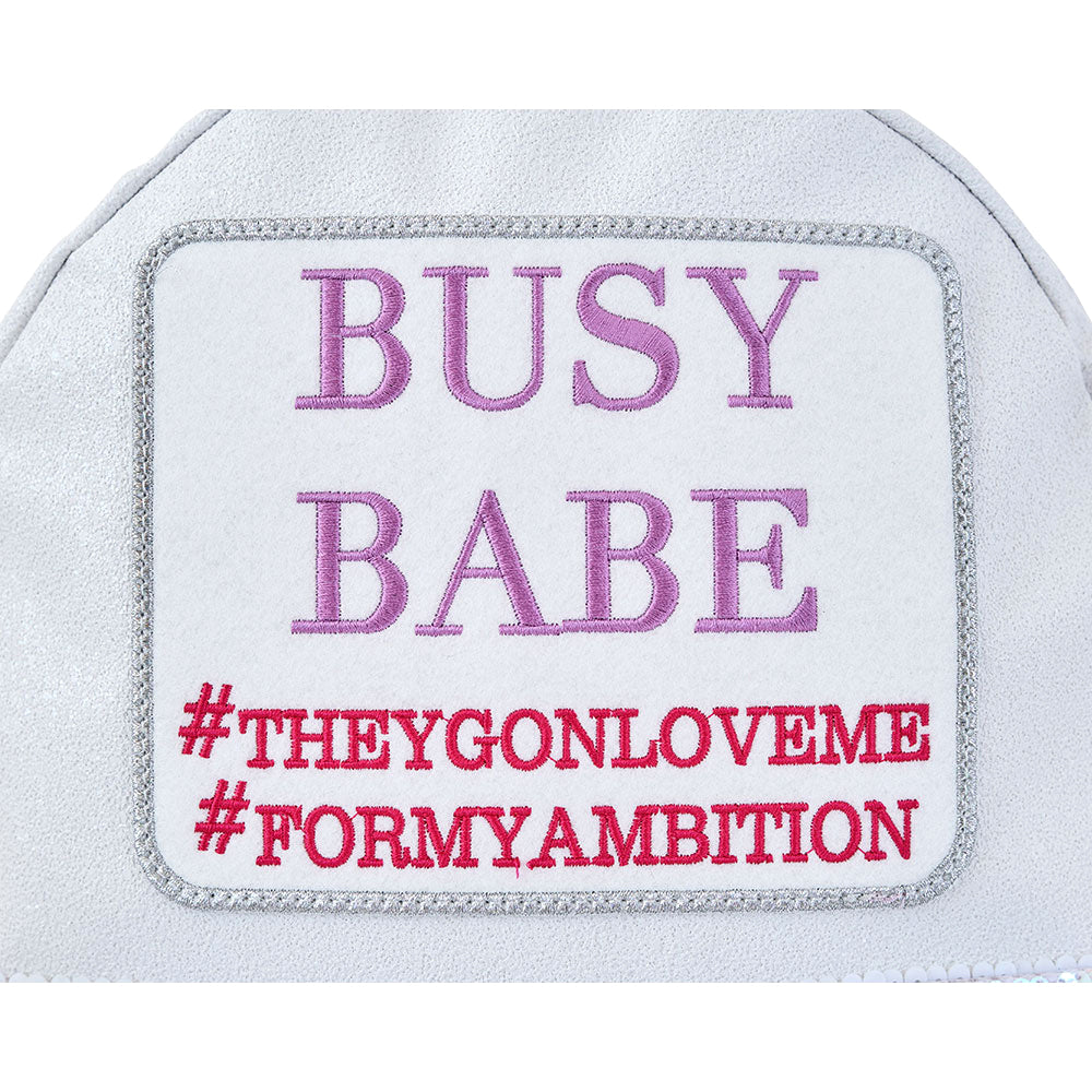 BUSY BABE WHITE SPANGLE - Entre Reves US