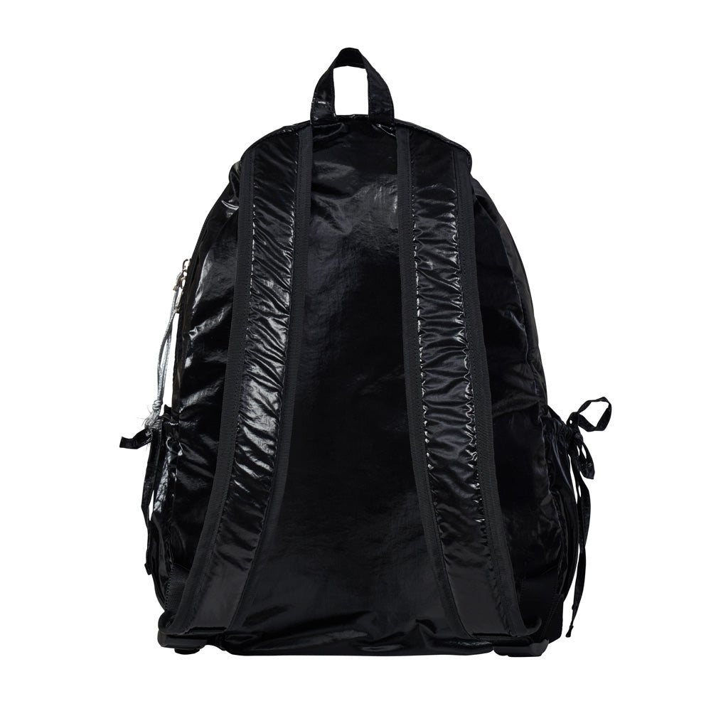 MELLOW SHELL BACKPACK - SHINE BLACK - Entre Reves US