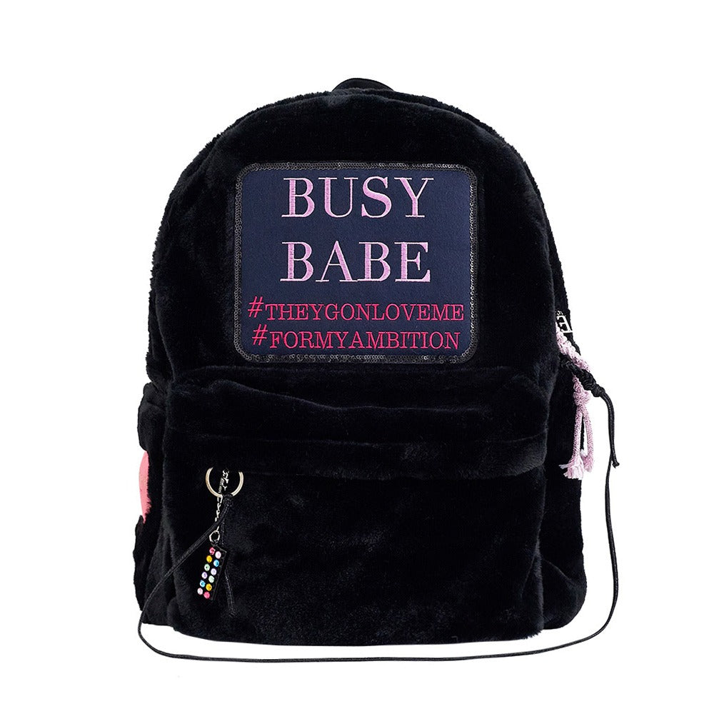 BUSY BABE BLACK FUR - Entre Reves US