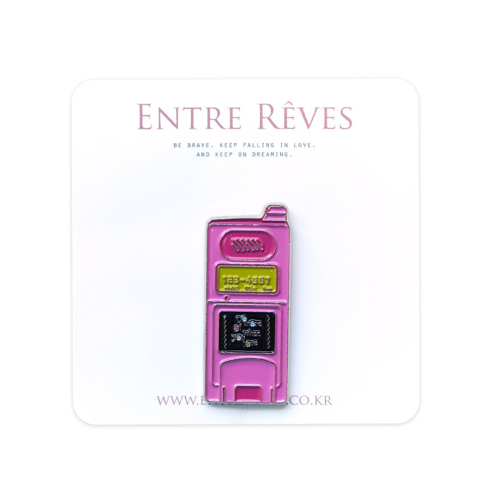 RETRO PHONE BADGE - Entre Reves US
