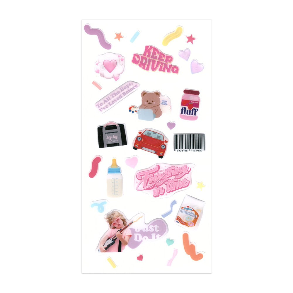 EMBOSSING STICKER - Entre Reves US