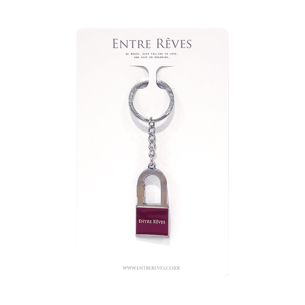LOVE LOCK METAL KEYRING - Entre Reves US