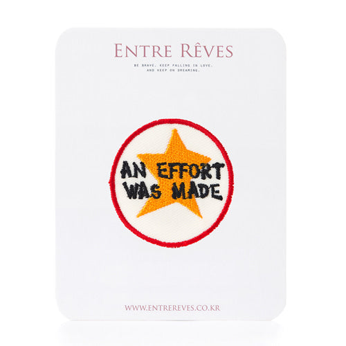 AN EFFORT PATCH - Entre Reves US