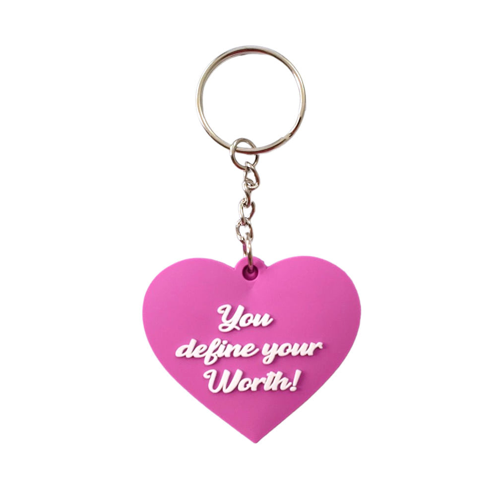 DESERVE HEART KEYRING