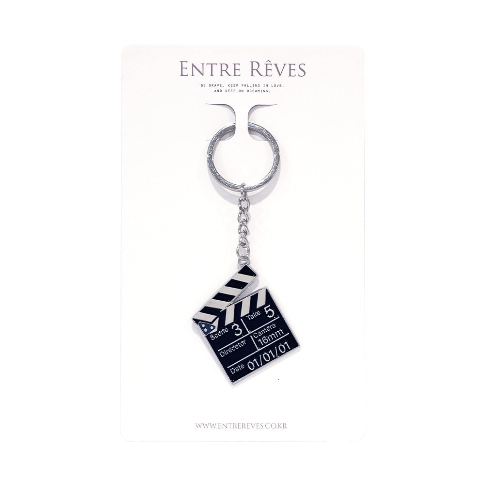 MOVIE SLATE METAL KEYRING - Entre Reves US