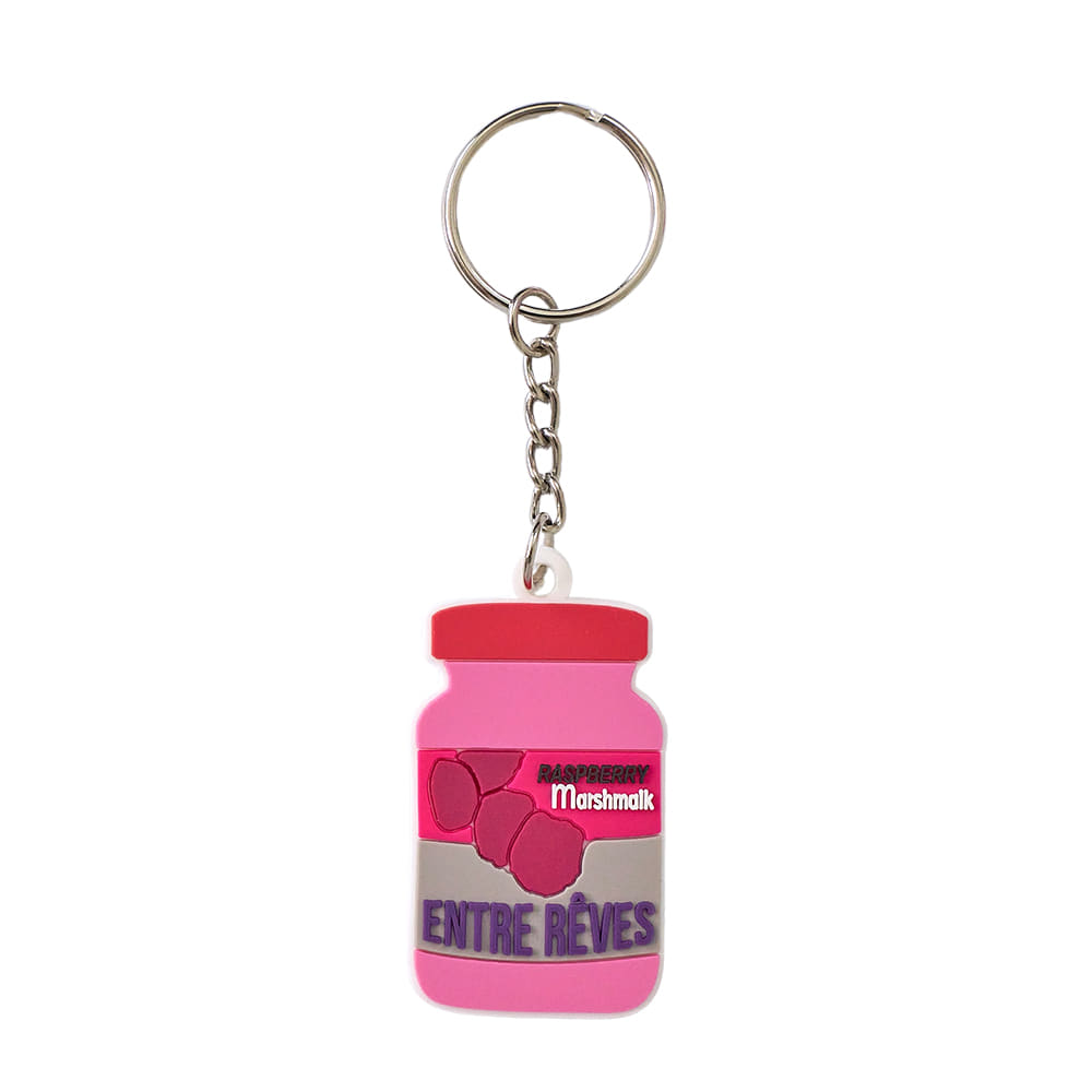RASPBERRY BOTTLE KEYRING - Entre Reves US