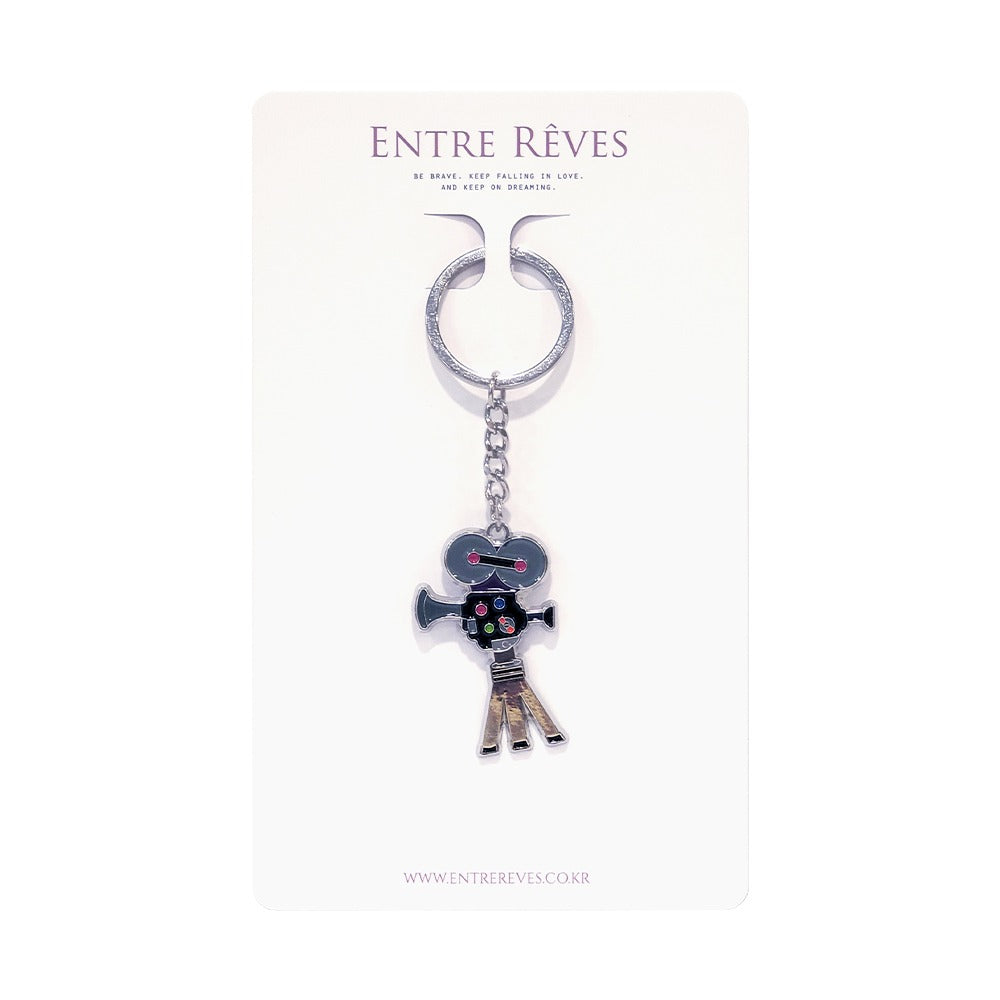 MOVIE CAMERA METAL KEYRING - Entre Reves US