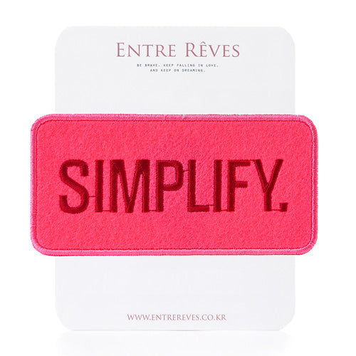 SIMPLIFY PATCH - Entre Reves US