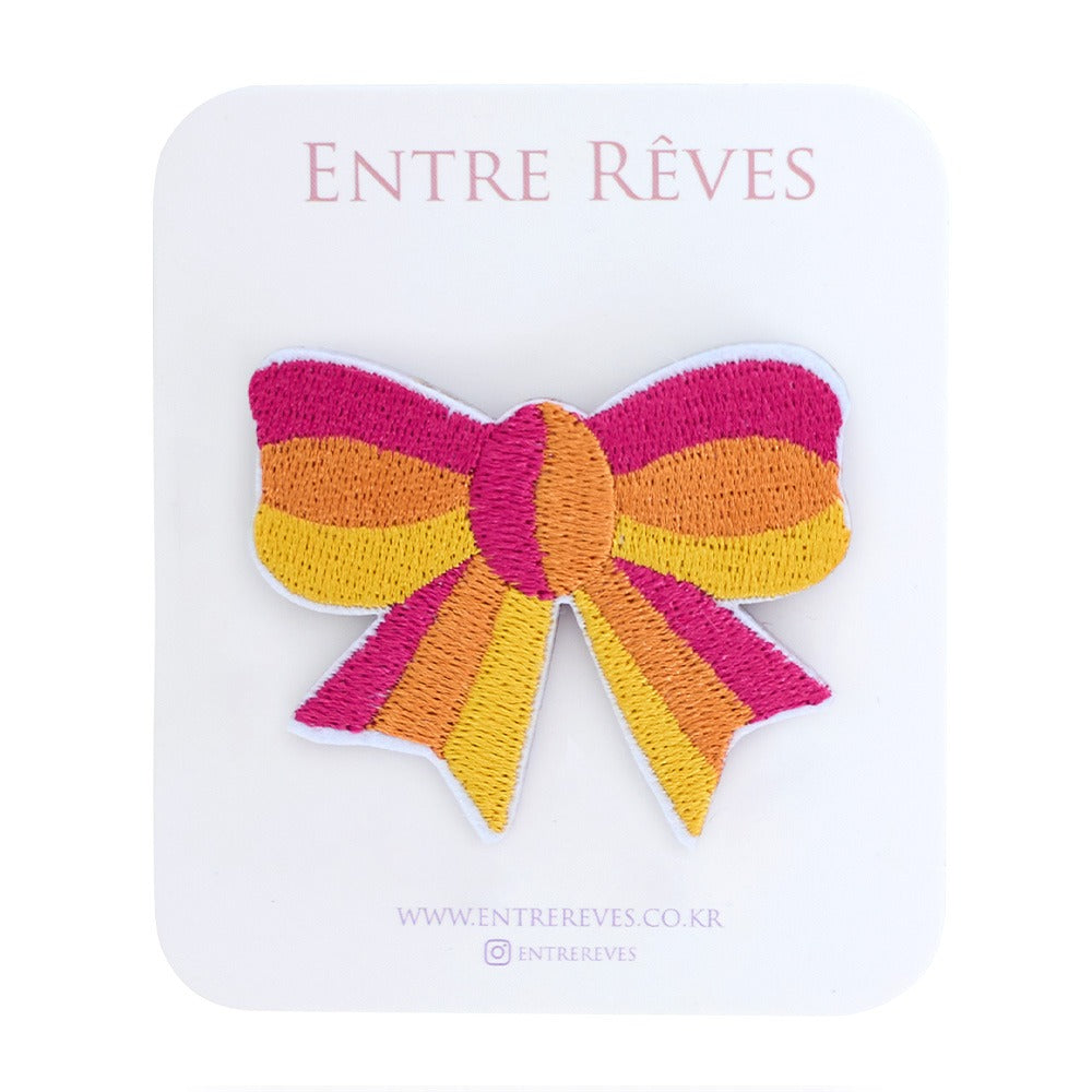STRIPE RIBBON PATCH - Entre Reves US