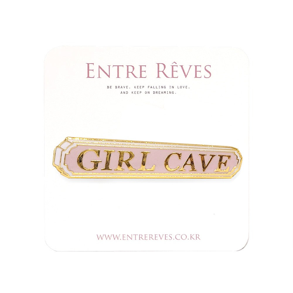 GIRL CAVE BADGE - Entre Reves US