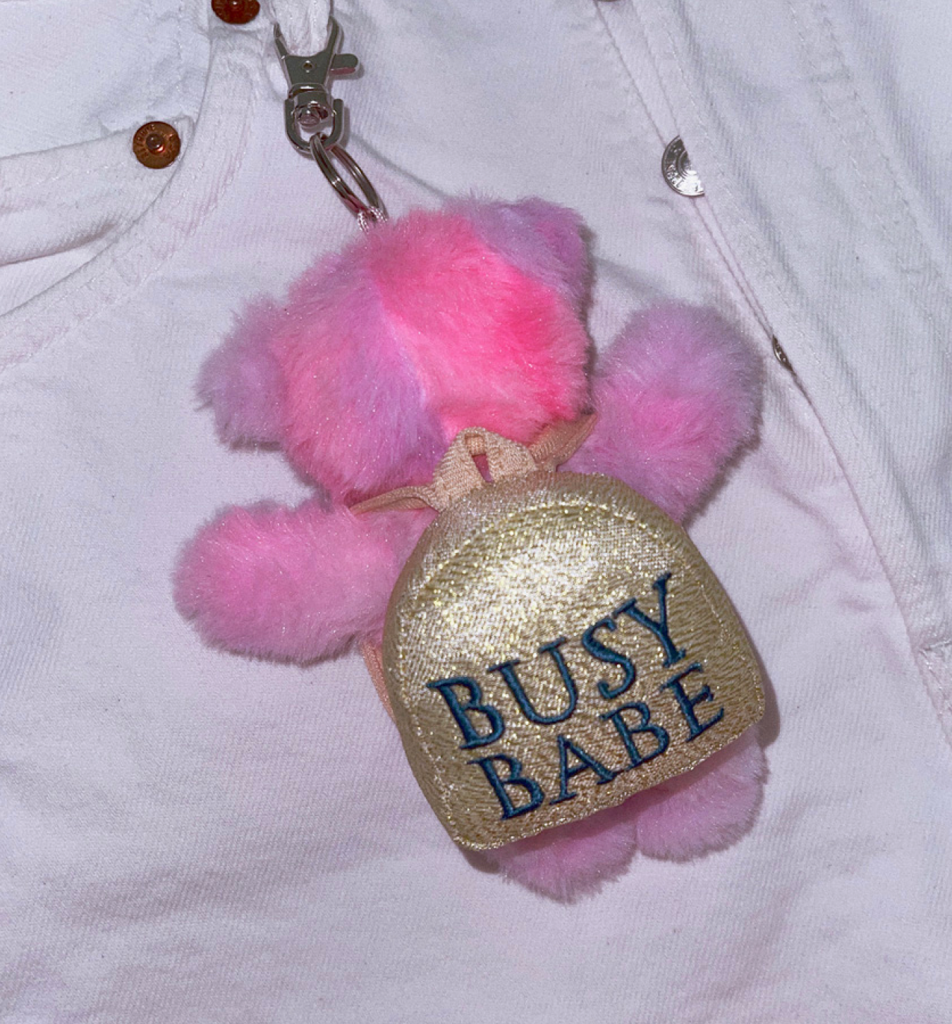 BUSY TEDDY KEYRING