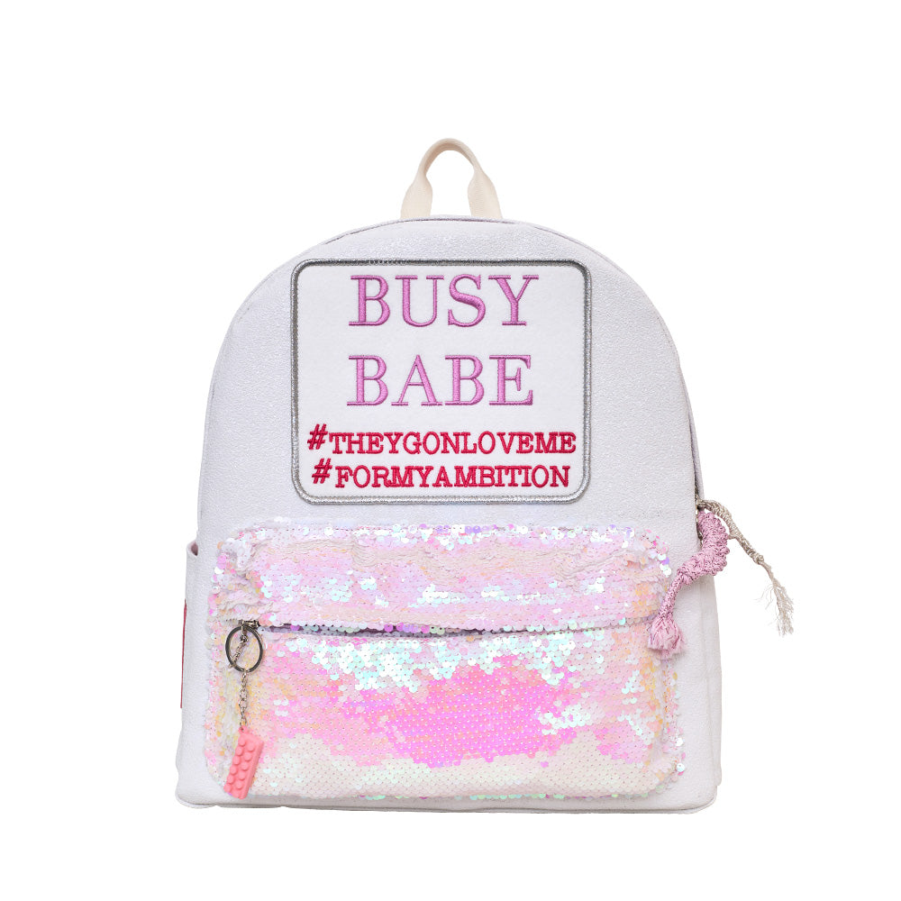 BUSY BABE WHITE SPANGLE KID - Entre Reves US